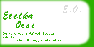 etelka orsi business card